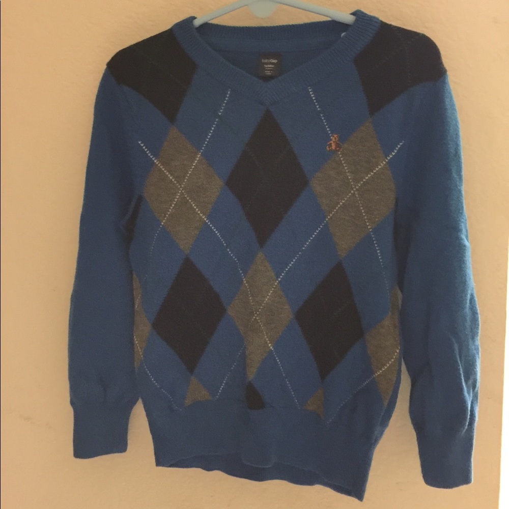 Gap boys argyle sweater